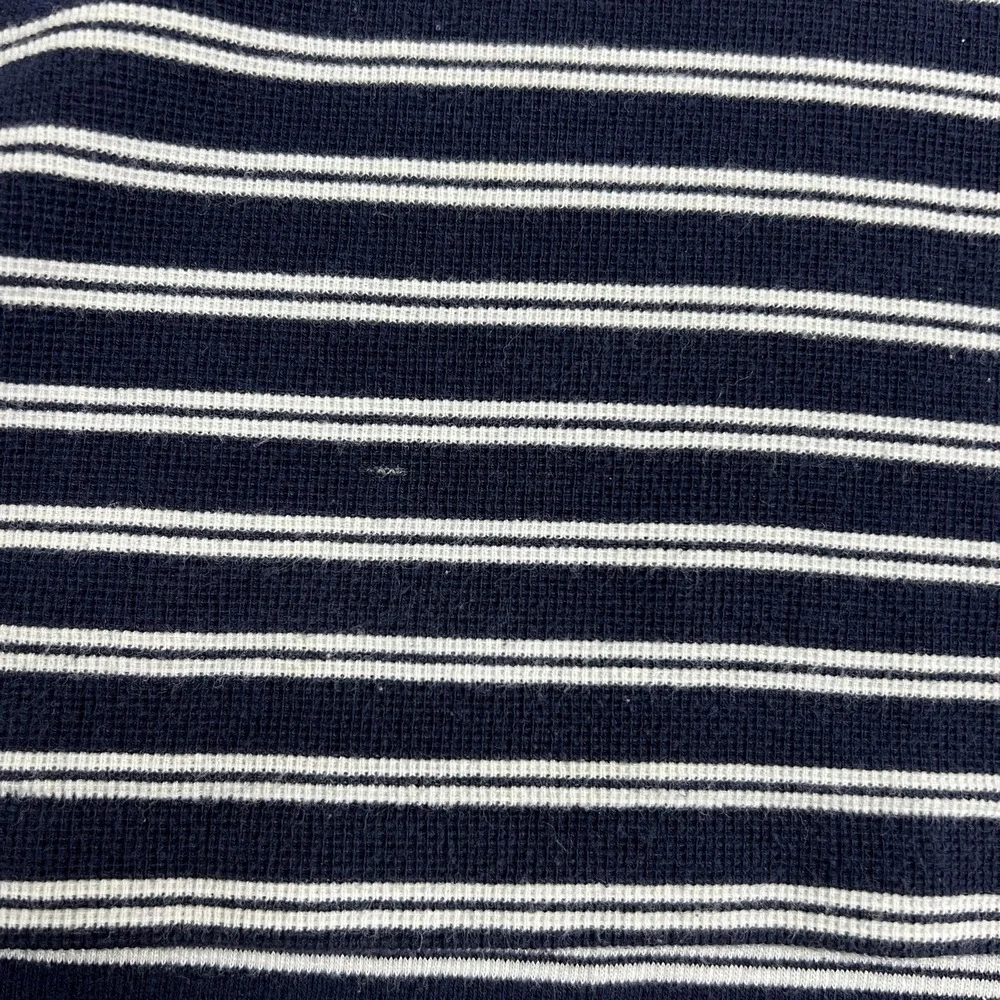 Vintage Polo Ralph‎ Lauren Polo Shirt Mens L Blue Big Stripe Button Down Pony